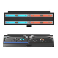 Soporte de Pared HBS-2855 para Switch 2, Base de Carga con Almacenamiento para Tarjetas y Cartuchos para NS2