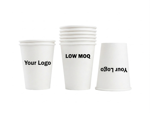 Gobelets en papier jetables à paroi simple de 7 oz et 9 oz, recyclables, de qualité alimentaire, imprimés sur mesure pour boissons chaudes à emporter, emballage pour café - Product Image 1