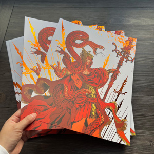 Cartes d'art imprimées personnalisées avec estampage à chaud - Cartes d'art imprimées grand format, cartes postales pour la décoration et les cadeaux - Product Image 6