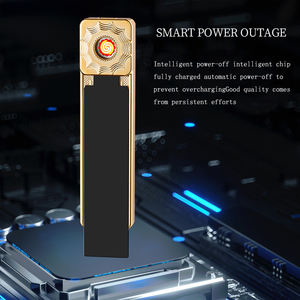 ไฟแช็คบุหรี่ไฟฟ้าขนาดเล็กสุดคลาสสิกสำหรับผู้ชายไฟแช็คบุหรี่ลวดความร้อนบุคลิกฮาโลวีนสำเร็จการศึกษาวันอีสเตอร์โลหะวันขอบคุณพระเจ้า - Product Image 4