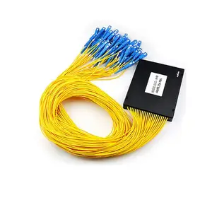 Répartiteur PLC à fibre optique 1x32 en plastique ABS à faible perte d'insertion 2.0mm avec connecteur SC/APC