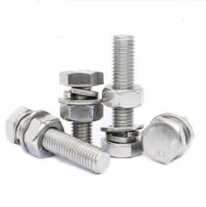 FHL7862 304 Tornillos hexagonales de acero inoxidable/GB5783 Pernos y tuercas Juego de combinación de almohadillas de resorte plano M14 - Product Image 3