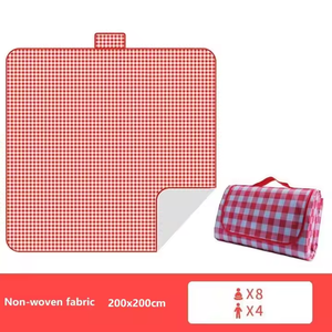 Manta <span class=keywords><strong>de</strong></span> Picnic al aire libre, estera <span class=keywords><strong>de</strong></span> Picnic impermeable plegable <span class=keywords><strong>de</strong></span> 60 "* <span class=keywords><strong>80</strong></span>" para viajes <span class=keywords><strong>de</strong></span> Camping, conciertos familiares al aire libre - Product Image 2