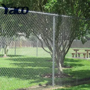 6foot 8ft high quality galvanized diamond square chain link fence