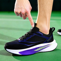 Chaussures de course à semelle en carbone, baskets unisexes légères, respirantes, durables, chaussures de sport grandes tailles, baskets tendance