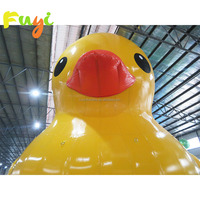 Canard jaune gonflable géant, grand canard en caoutchouc gonflable pour événements aquatiques en plein air, publicité, décoration