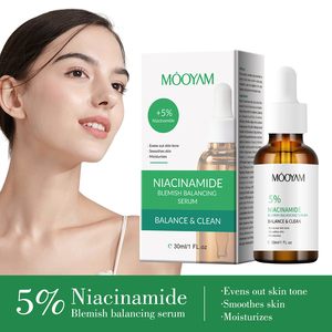 Suero de imperfecciones de niacinamida, Etiqueta Privada, productos naturales para el cuidado de la piel, suero facial Blanqueador - Product Image 2