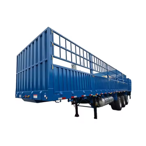 ZHONGSHENGTIANQI Remolque de valla para ganado Construcción de acero de 4 ejes 150 KG Carga útil al aire libre Shandong Origin - Product Image 3