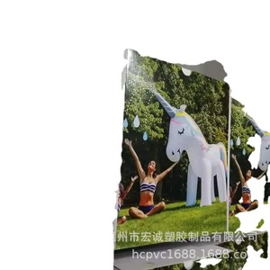 <b>Inflatable</b> Water Spraying Unicorn Toy For Kids Outdoor Play White Color Huizhou Origin - Product Image 5
