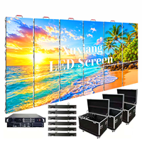 Écran LED GOB P2.6 P2.9 P3.91 P4.8 intérieur/extérieur étanche IP65 3m x 2m, système clé en main complet, affichage géant pour location de scène