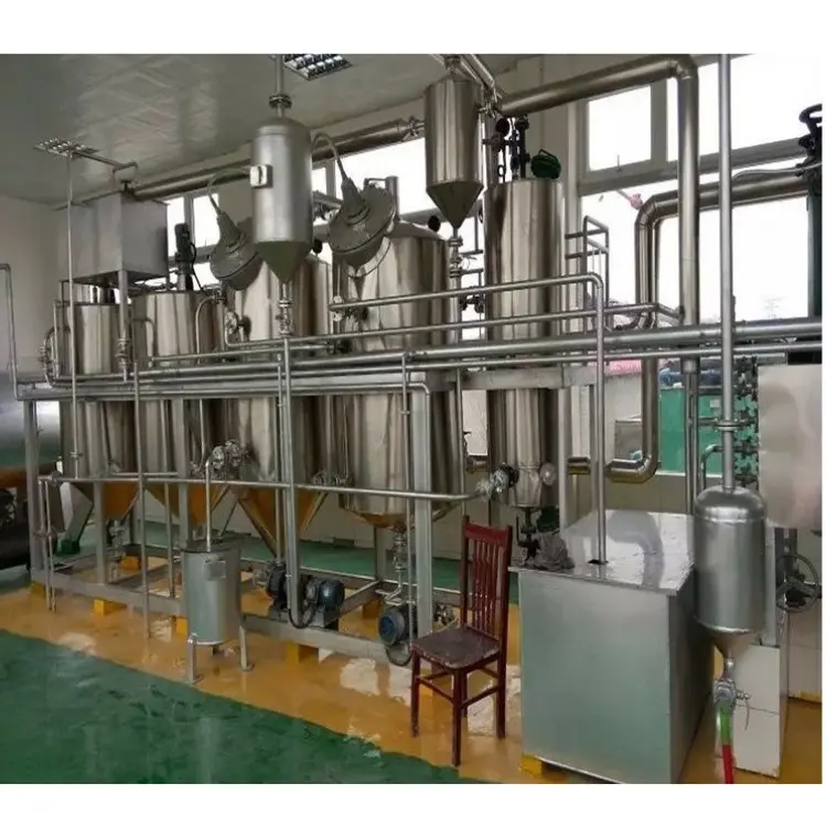 crude groundnut oil refinery small scale edible oil refinery line price