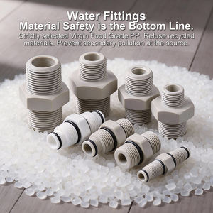 OEM Gıda Sınıfı PP Altıgen Nipelli 1/4" 1/2" 3/4" 1" NPT Erkek Dişli Konnektör RO Su Filtresi Gövdesi Bağlantı Parçası Plastik Ek Parçası Adaptörü - Product Image 6