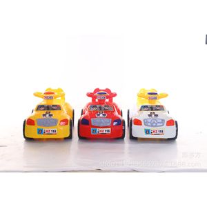 Police Car Baby Potty Glider With Music Mixed Colors Plastic Toddler Training Seat - Product Image 1