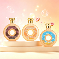 Prêt à expédier, directement de l'usine, parfum pour femme en spray en flacon Donut, longue durée, aux notes de fraise, cerise, crème glacée, lait et vanille, 100ml 3.38oz