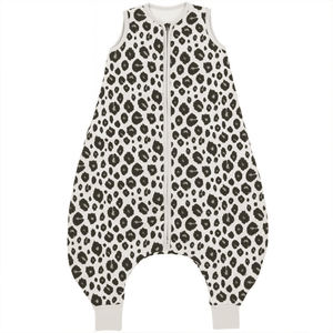 Sacs de couchage pour bébé en coton biologique personnalisé sac de couchage pour tout-petits <span class=keywords><strong>avec</strong></span> pieds écologique sac de couchage pour nouveau-né <span class=keywords><strong>fermeture</strong></span> éclair pour bébé - Product Image 5