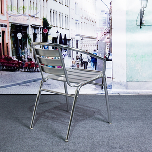 <span class=keywords><strong>Chaise</strong></span> empilable en <span class=keywords><strong>aluminium</strong></span> d'extérieur, mobilier <span class=keywords><strong>de</strong></span> café, <span class=keywords><strong>jardin</strong></span>, restaurant, mobilier moderne, chaises <span class=keywords><strong>de</strong></span> salle à manger pour événements - Product Image 5