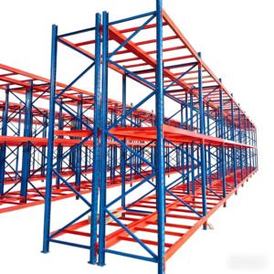 מדפי אחסון תעשייתיים כבדים ממתכת עם משטח פלדה לאחסון - Product Image 1
