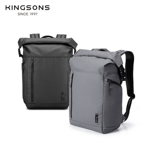 Kingsons Men's Business Backpack 20-35L Water Resistant Laptop <b>Bag</b> For Travel And <b>Work</b> - Product Image 2