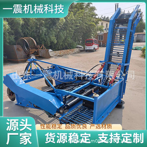 Máquina cosechadora automática de patatas con transmisión de engranajes azul para uso agrícola - Product Image 3