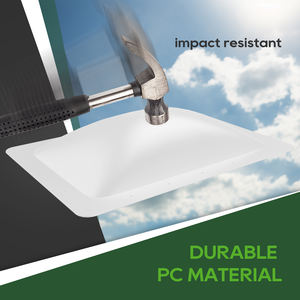 Claraboya de repuesto transparente para <span class=keywords><strong>autocaravana</strong></span> PC, con recorte de 30" x 14" y forma de cúpula, para caravana, remolque, quinta rueda y camión - Product Image 6