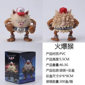 Pour <span class=keywords><strong>Pokemon</strong></span> Anime mignon Mini PVC modèle Statue Primeape Figure nouvelle décoration de bureau congelée ornements parfait enfants <span class=keywords><strong>figurines</strong></span> d'action - Product Image 5