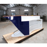 Comptoir de bar en bois massif au design moderne, couleur au choix, d'occasion, à vendre