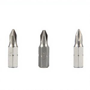 Nickel Finish Phillips <b>Screwdriver</b> <b>Bits</b> CRV S2 Steel 25mm Pneumatic <b>Bit</b> <b>Set</b> OEM for Industrial DIY Repair - Product Image 3