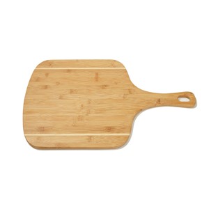 Juego de 3 tablas de bambú para pizza con asa para uso en la cocina, tablas de cortar sostenibles para servir y preparar pizza - Product Image 3