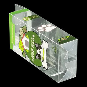 Scatola di imballaggio in plastica per sacchetto di cacca di cane animale in PP PET trasparente con stampa pieghevole personalizzata - Product Image 4