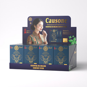 Inhalateur Nasal 2-en-1, 2 Pièces/Boîte, Huile Essentielle de Menthe Poivrée Premium, Contre la Fatigue au Vol, Rafraîchissant, Stick Nasal - Product Image 1