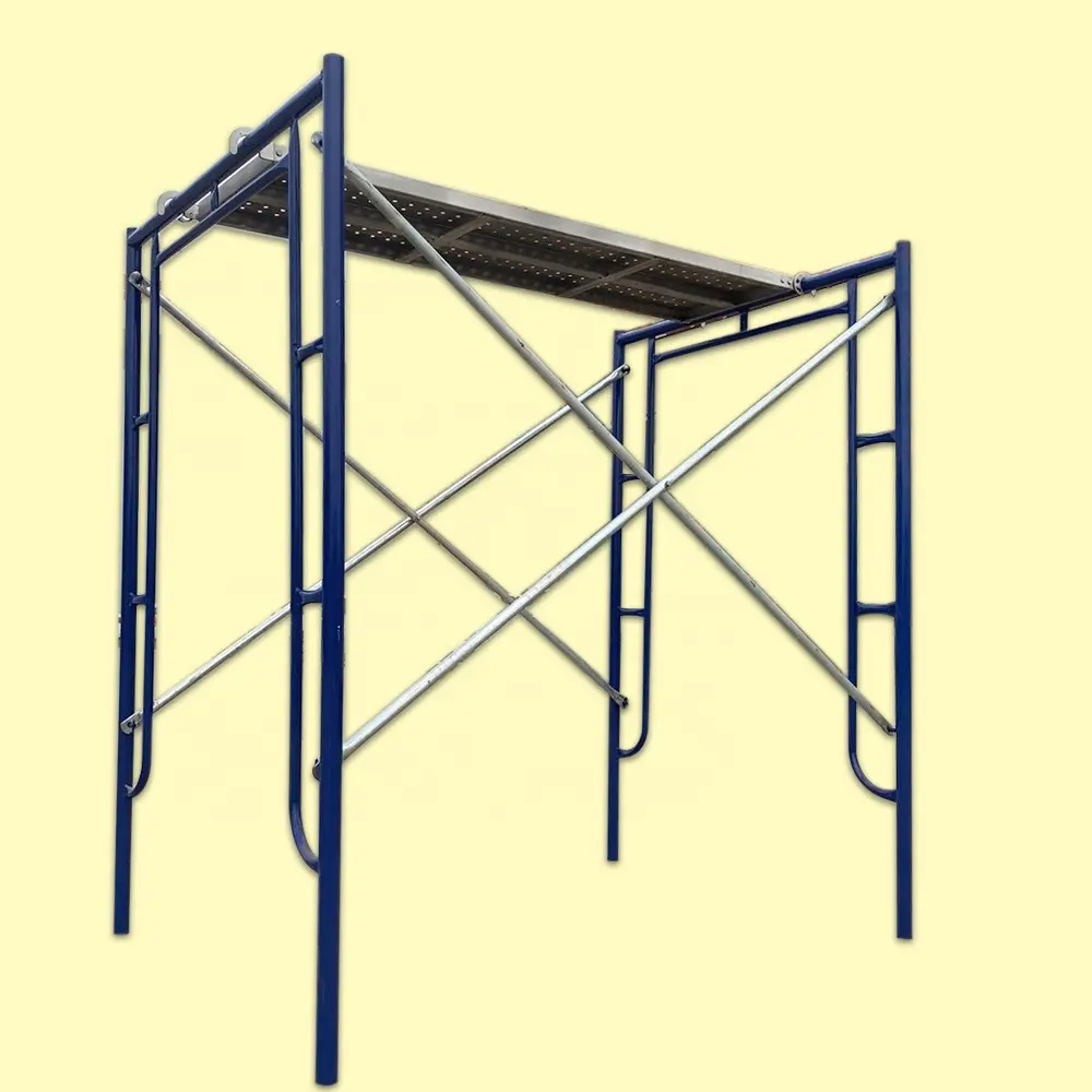 heavy duty h frame scaffolding mason system construction door steel scaffold frame tubular steel frames