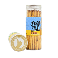 Boîte de biscuits en forme de doigt au goût de lait pour enfants en gros, collation