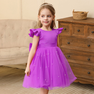 Robe Moelleuse Personnalisée pour Filles, Collection Été 2026, Conception d'Usine pour Spectacles, Mariages, Fêtes et Cérémonies pour Enfants - Product Image 4