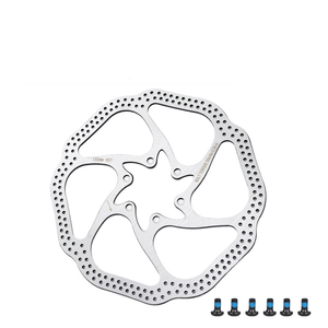 Rotor de frein à disque de vélo durable, résistant à l'usure, 6 boulons, VTT, vélo de route, frein à disque en acier inoxydable G3 HS1 120 140 160 180 mm - Product Image 4