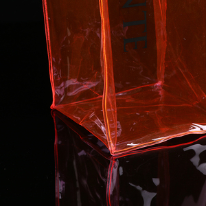 Bolso de plástico transparente para vino tinto, bolsa universal gruesa con logotipo - Product Image 4