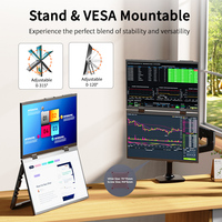 Extensor de Pantalla Dual para Portátil de 15.6 Pulgadas con Panel IPS y Tipo-C Completo para Multitarea