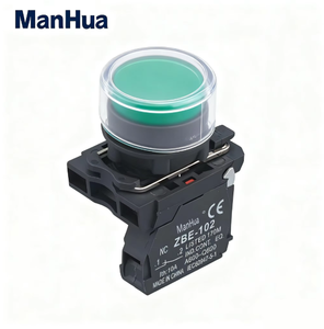 Manhua XB5-AP33 không thấm nước công nghiệp Vòng Flush <span class=keywords><strong>push</strong></span> <span class=keywords><strong>button</strong></span> IP65 Flush Botton tạm thời đánh dấu 1NO + 1No - Product Image 3