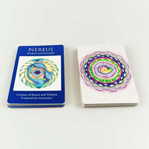 Tarot personnalisé, théologie du jeu, divination avec signification sur la carte, impression de cartes de divertissement, tarot oracle. - Product Image 3