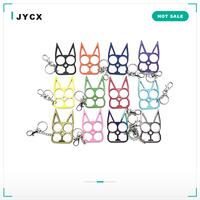 Porte-clés multifonction léger et portable en alliage multicolore avec oreilles de chat, décapsuleur pour femme, idéal pour l'extérieur, cadeau, vente en gros 2026
