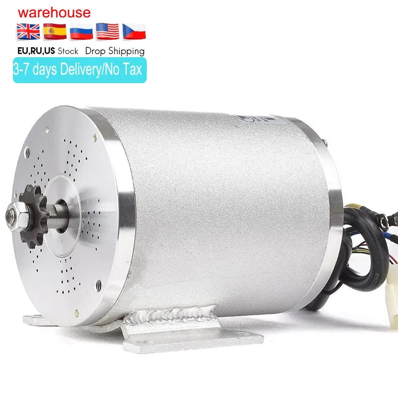 EU Stock 36V 48V 60V 72V 1000W 2000W 3000W Brushless Electric Bicycle Motor Brushless Motor With Electric Scooter