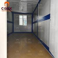 Cbox Casa Contenedor Plegable de Instalación Rápida, Prefabricada, Modular, Tienda, Vivienda Pequeña Móvil, Oficina en Sitio, Clínica Temporal