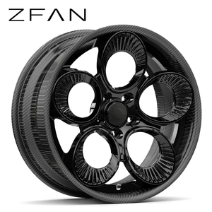 Cerchi in Lega ZFAN 18-22" 5x112 Forgiati in Alluminio 6061-T6, Design a Rete Personalizzato di <span class=keywords><strong>Lusso</strong></span> per Audi BMW Mercedes - Product Image 2