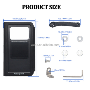 Support de téléphone étanche couverture de téléphone de <span class=keywords><strong>moto</strong></span> pour support de téléphone portable de <span class=keywords><strong>moto</strong></span> de montage de miroir de pluie - Product Image 3