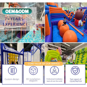 Parque Infantil Deportivo Comercial Interior para Niños, Tobogán Doble, Equipo de Parque de Diversiones, Tobogán Doble Interactivo de Plástico para Escuelas - Product Image 3