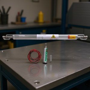 Tube laser CO2 80W 1250mm préconnecté pour machine de découpe et gravure laser - Product Image 2