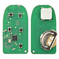 Nueva Llave Inteligente KEYDIY KD Serie ZB, Llave Universal para Automóvil, ZB34-5, Entrada sin Llave, Control Remoto, 5 Botones, Llaves para Vehículo