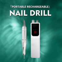 Iaform Professionele Oplaadbare Elektrische Draadloze Nagelboor Draagbare 30000Rpm Sterke E-Vijl Nagelpolijstmachine