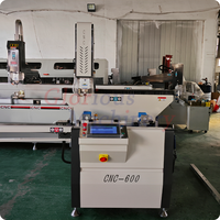 Máquina enrutadora DE COPIA DE ALUMINIO automática Cnc de 3 ejes para fabricación de puertas de un solo cabezal Fresado de perfil de aluminio
