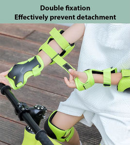 Équipement de protection pour vélo d'équilibre, trottinette et skateboard : casque et protections genoux, coudes et poignets - Product Image 2