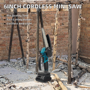 Mini-tronçonneuse sans fil industrielle 6 pouces 2,0 Ah 21 V pour la coupe du métal et du bois, moteur sans balais 13000 tr/min 550 W - Product Image 2